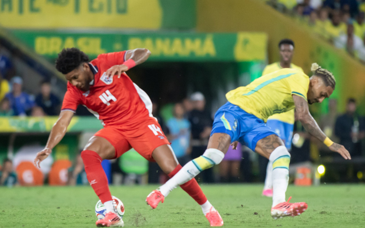 Brasil e Panamá se enfrentaram no Maracanã