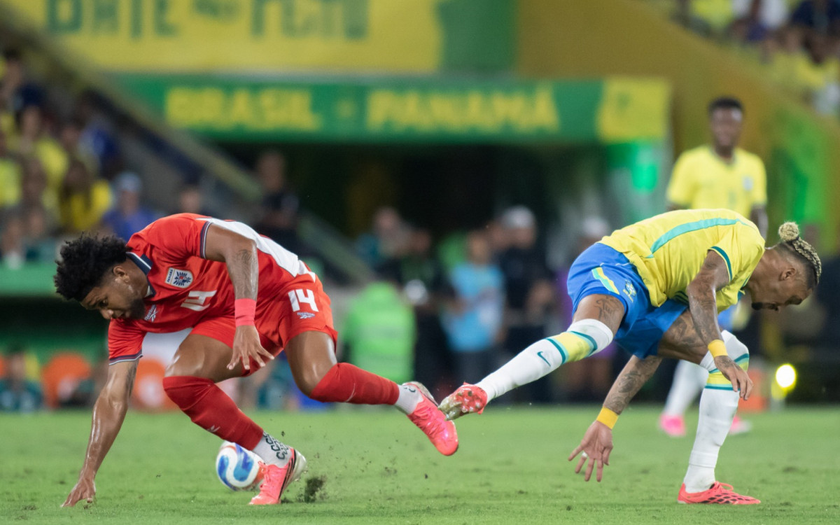 Brasil e Panamá se enfrentaram no Maracanã