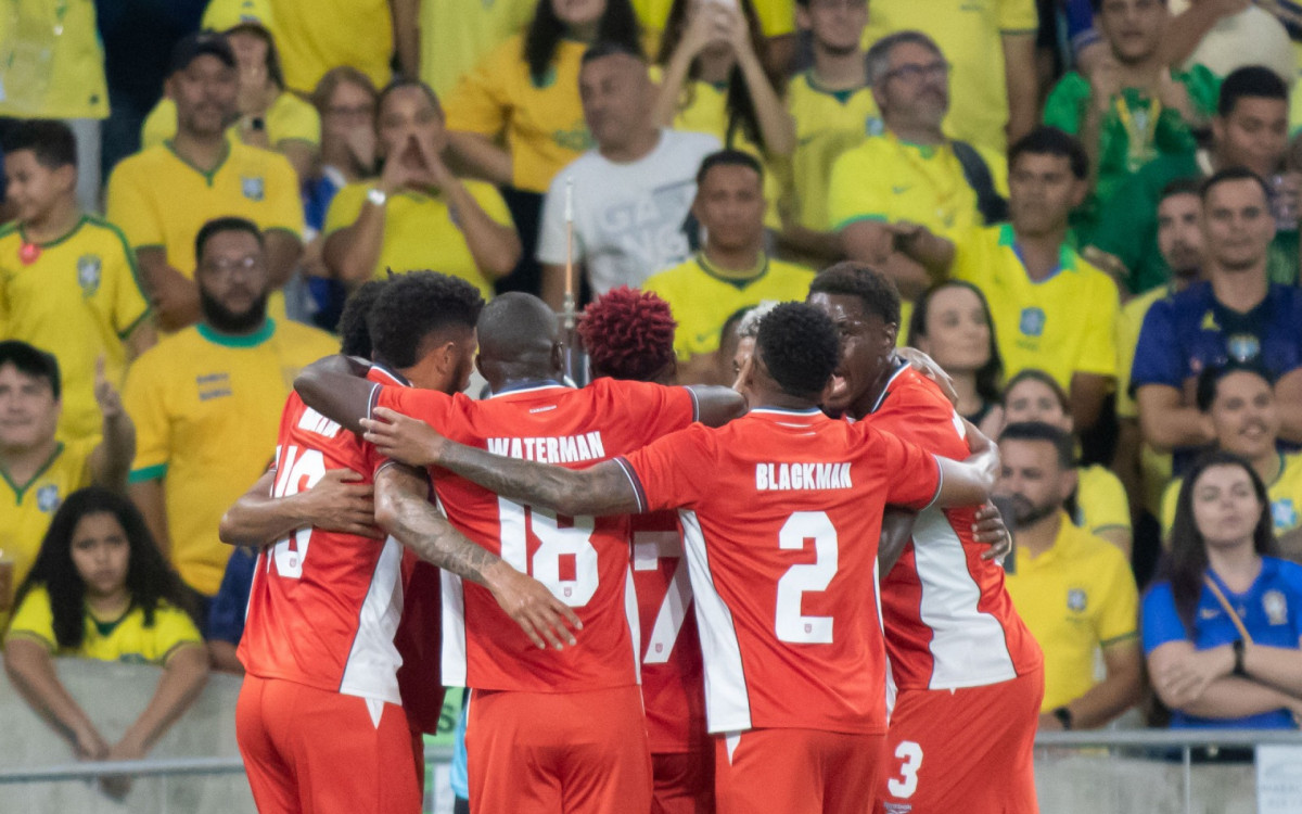 Brasil e Panamá se enfrentaram no Maracanã