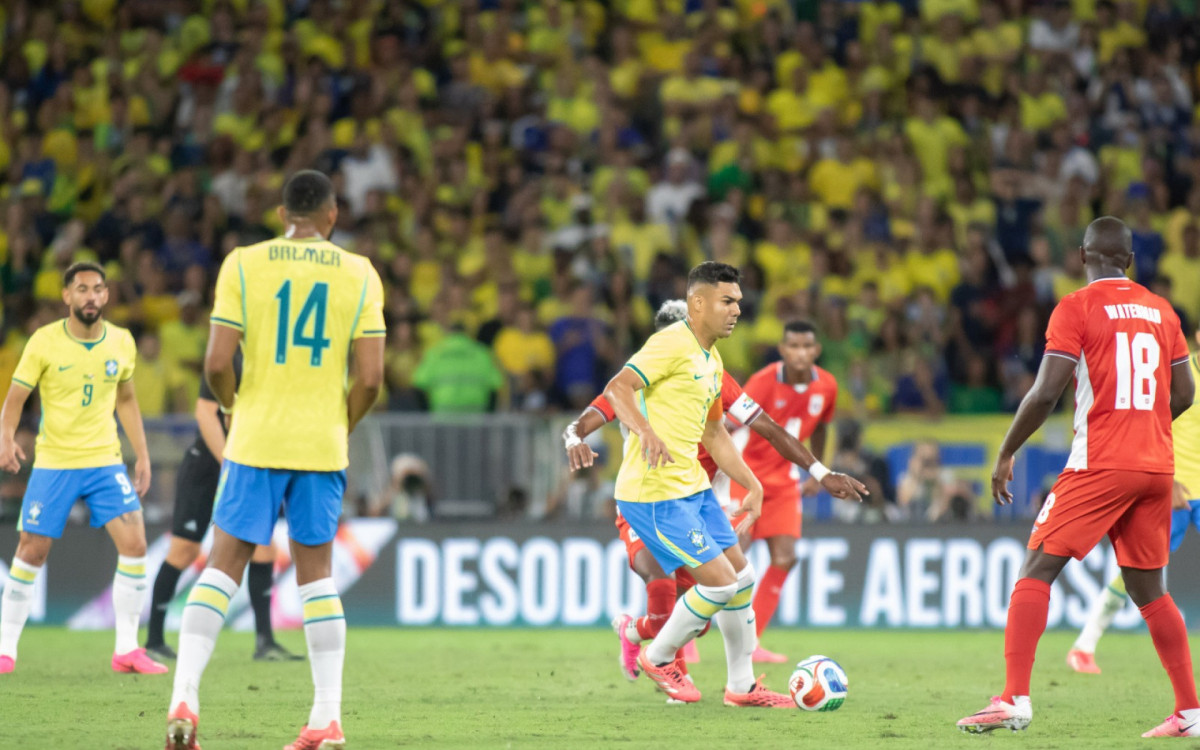 Brasil e Panamá se enfrentaram no Maracanã