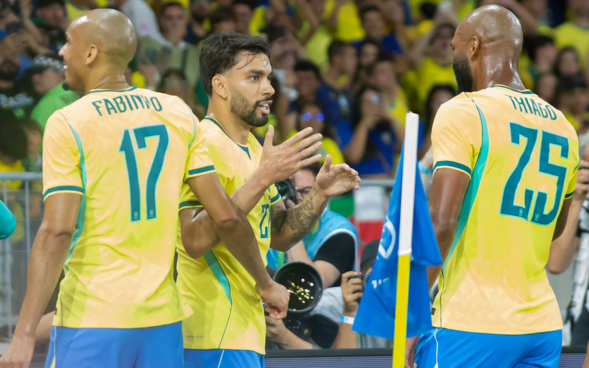 Brasil e Panamá se enfrentaram no Maracanã