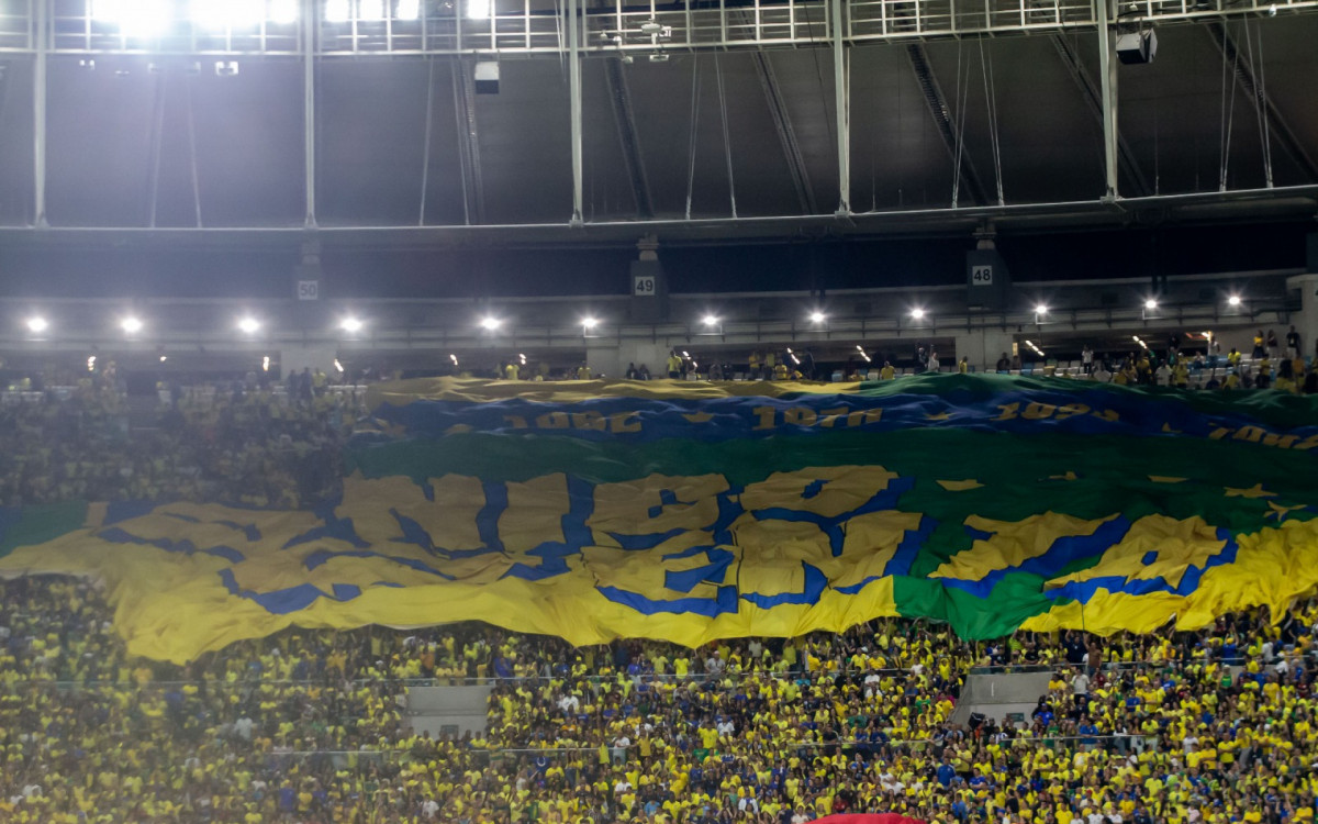 Torcida do Brasil no Maracanã
