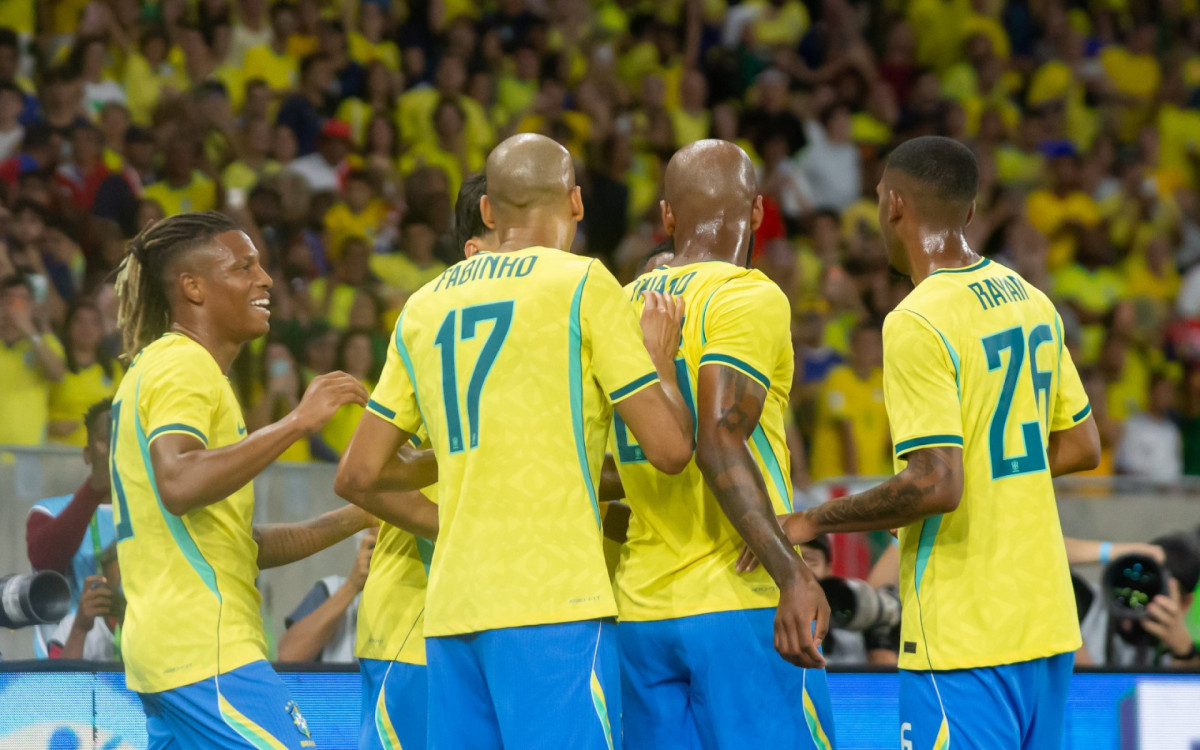 Brasil e Panamá se enfrentaram no Maracanã