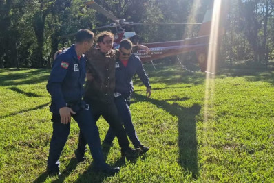 Trilheiro desaparecido é encontrado vivo após 5 dias em Santa Catarina