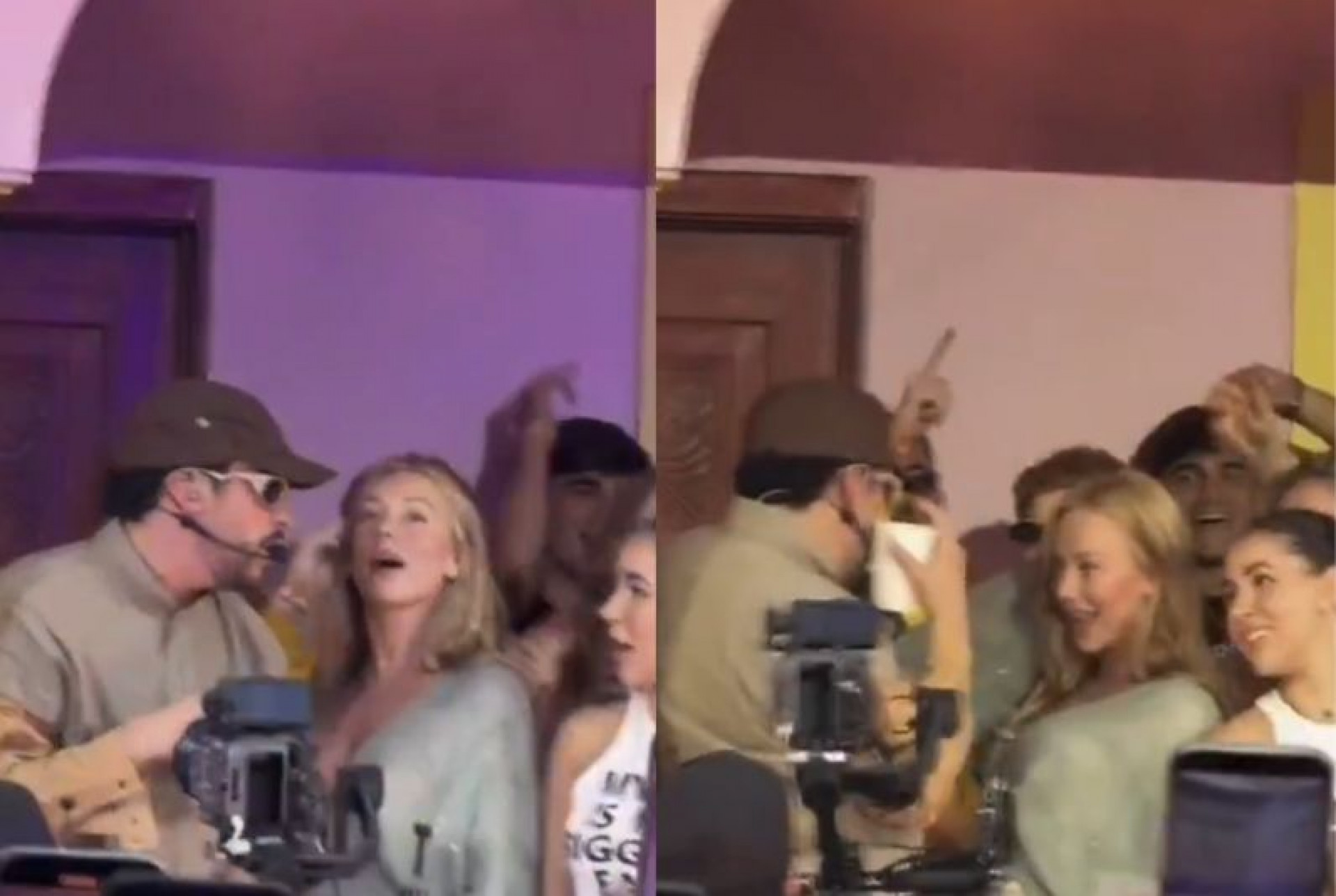 Apontada como affair Mbappé, Ester Expósito dança com Bad Bunny em show