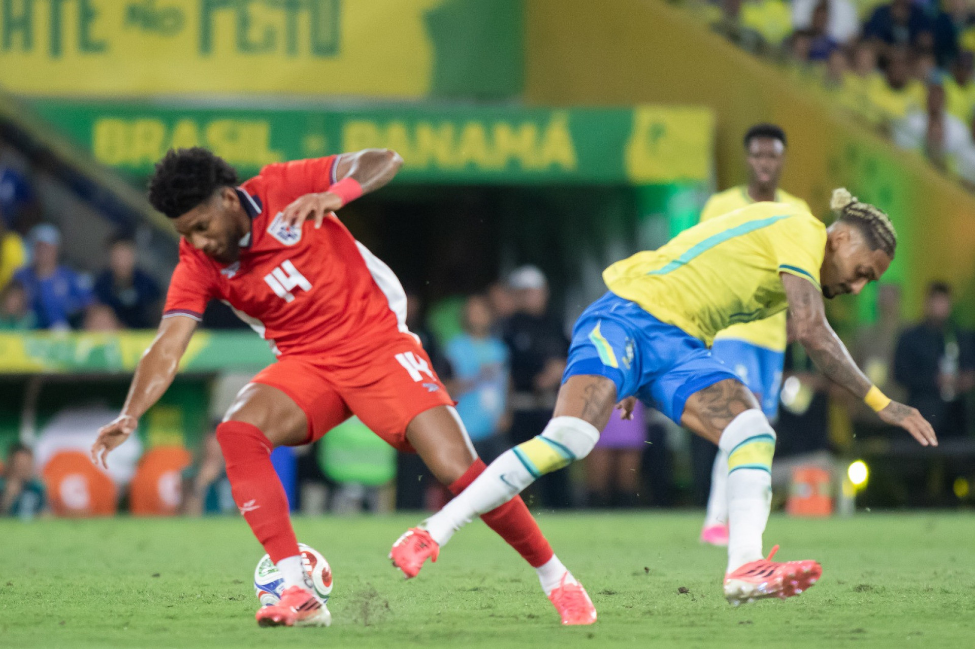 Brasil e Panamá se enfrentaram no Maracanã - Érica Martin / Agência O Dia