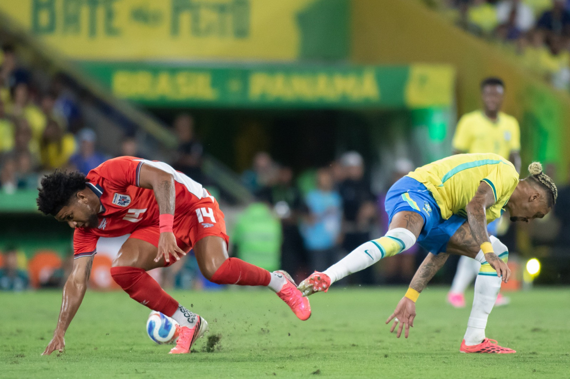 Brasil e Panamá se enfrentaram no Maracanã - Érica Martin / Agência O Dia