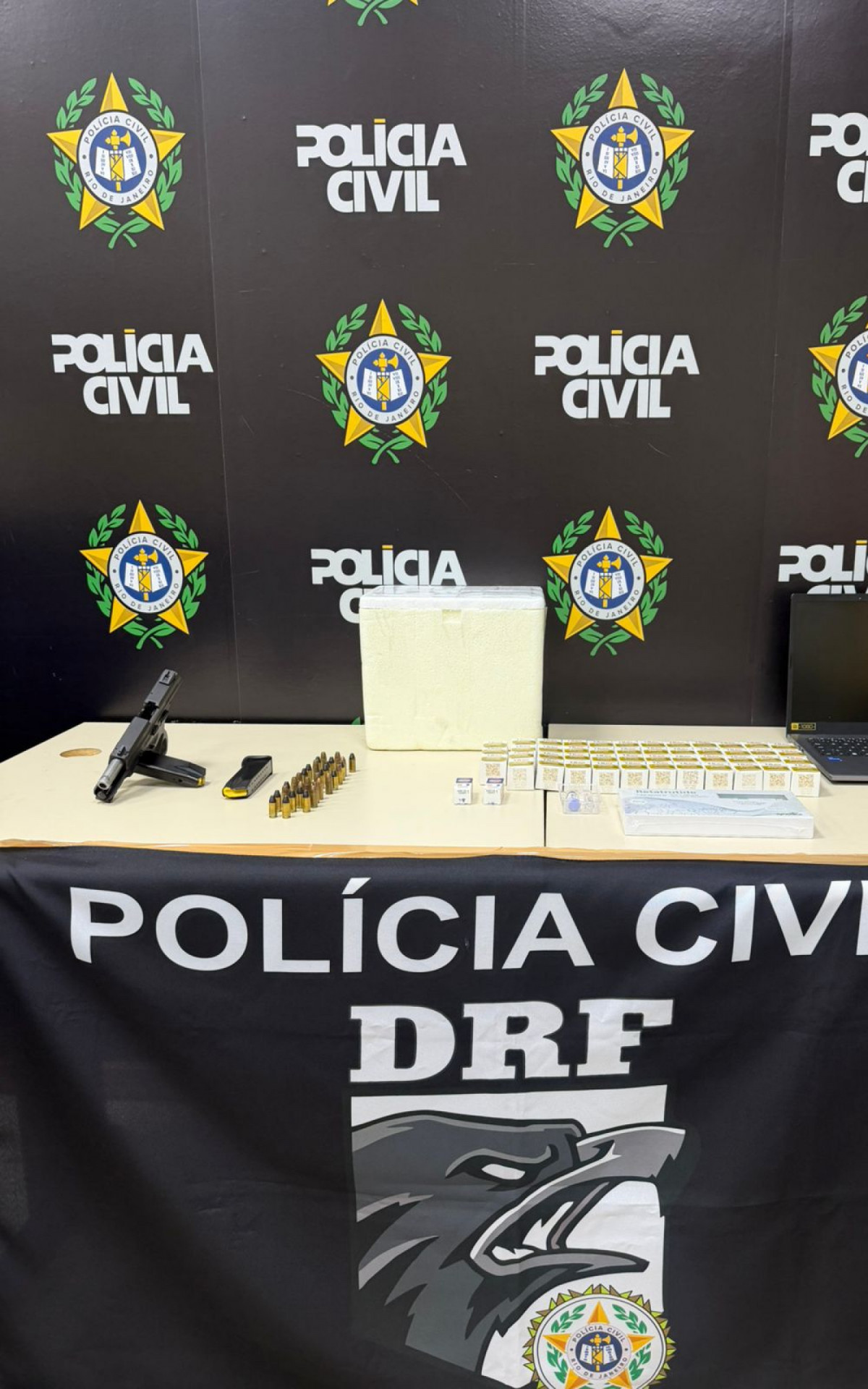 Materiais apreendidos durante a operação  - Divulgação