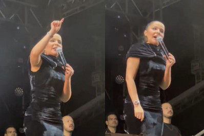 Maraisa interrompe show após fã apontar laser para palco