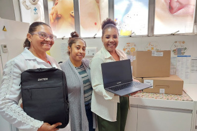 Macuco é premiado com notebooks por bater metas de vacinação