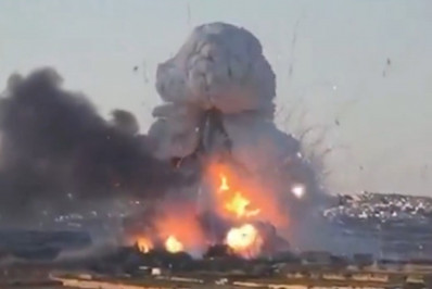Vídeo! Flagrante mostra momento em que fábrica de fogos explode