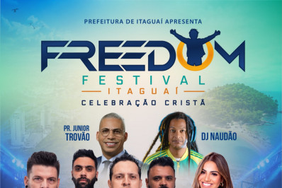 Prefeitura de Itaguaí prepara uma grande noite de celebração cristã para toda a população no Freedom Festival