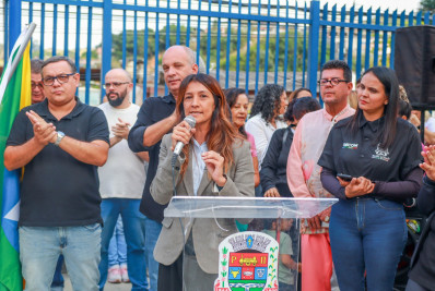 Katia Miki entrega Creche Municipal José Duque de Freitas no bairro São João