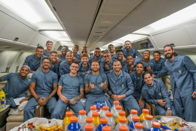 Após chegar ao Galeão, delegação do Brasil parte para os EUA rumo à Copa