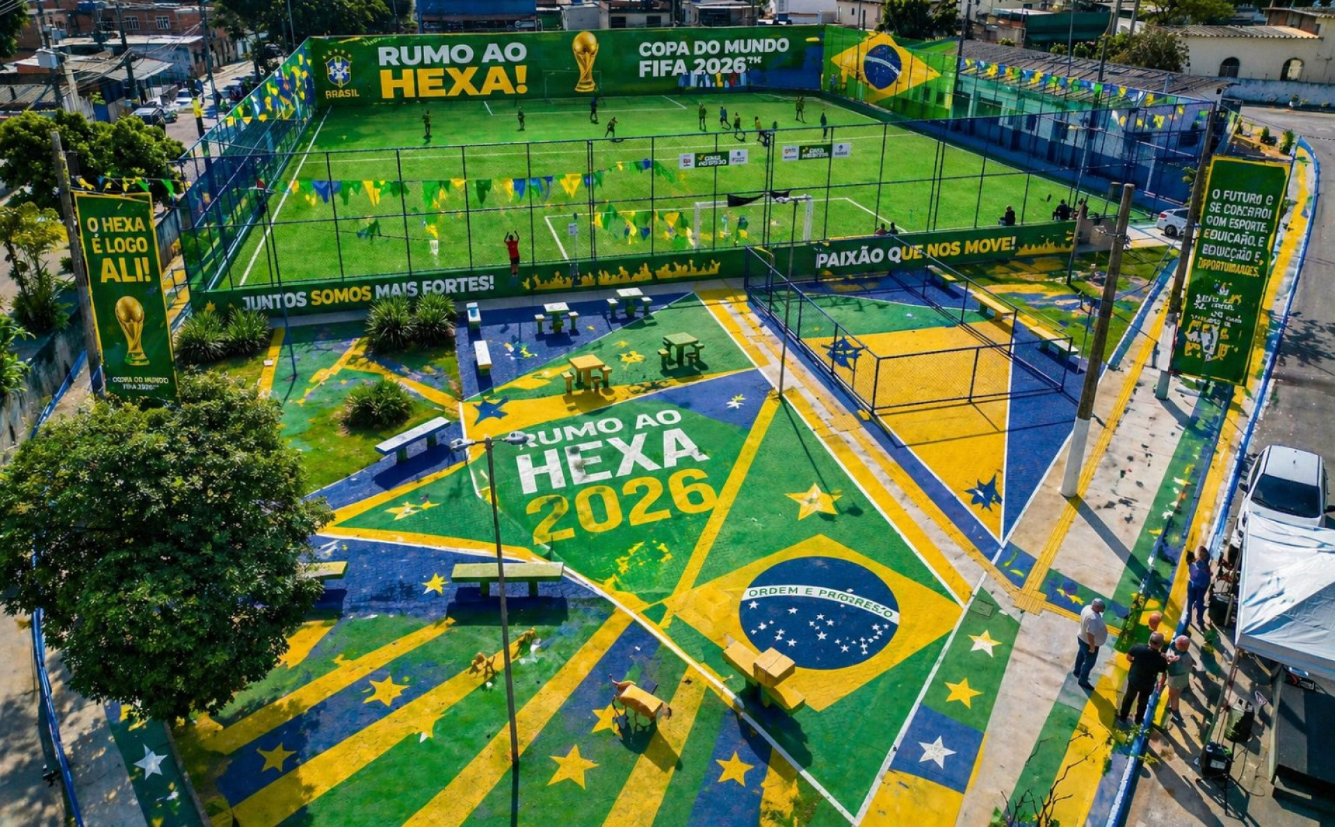 Prefeitura de Meriti realiza concurso e premiará a rua com melhor decoração para a Copa do Mundo 2026