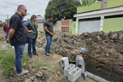 Obras de drenagem avançam na Aldeia e aproximam moradores do sonho da pavimentação