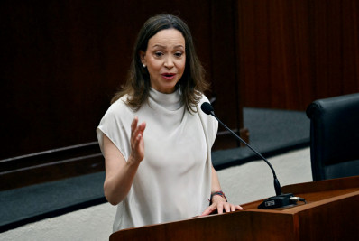 María Corina Machado pede transição na Venezuela sem 'rendição' nem 'revanche'