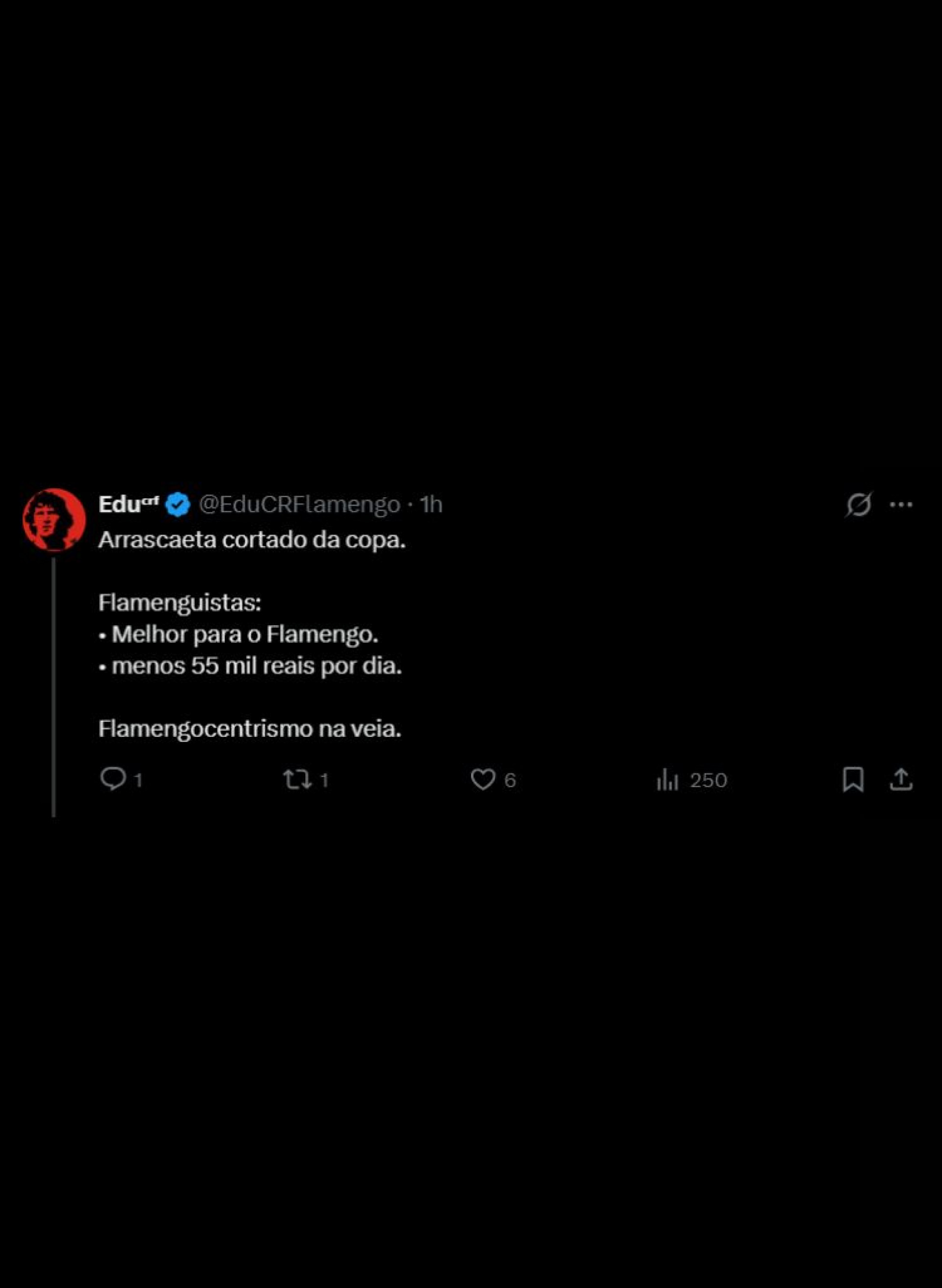 Flamenguistas reagem à lesão de Arrascaeta - Reprodução / X
