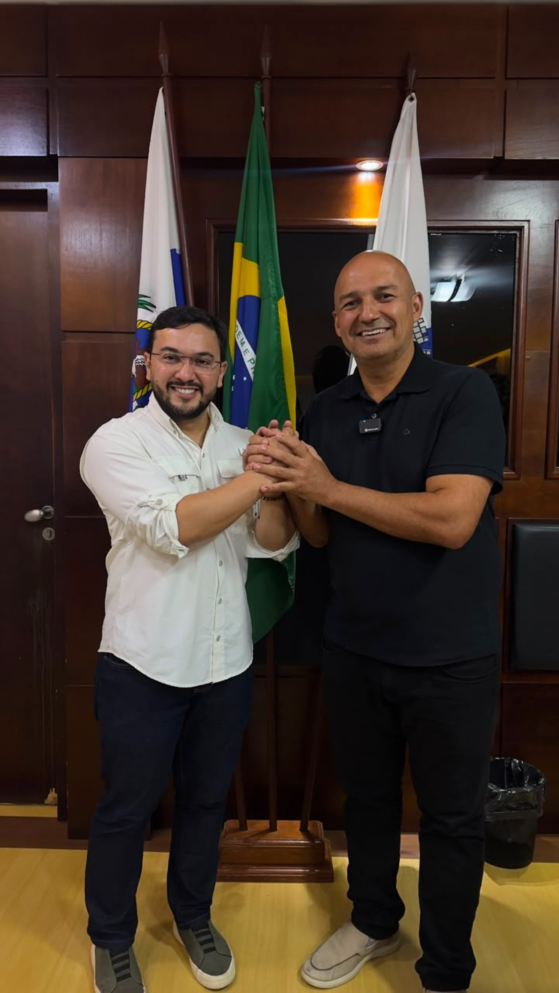 Fábio do Pastel recebe ministro de Lula e discute demandas da pesca regional
