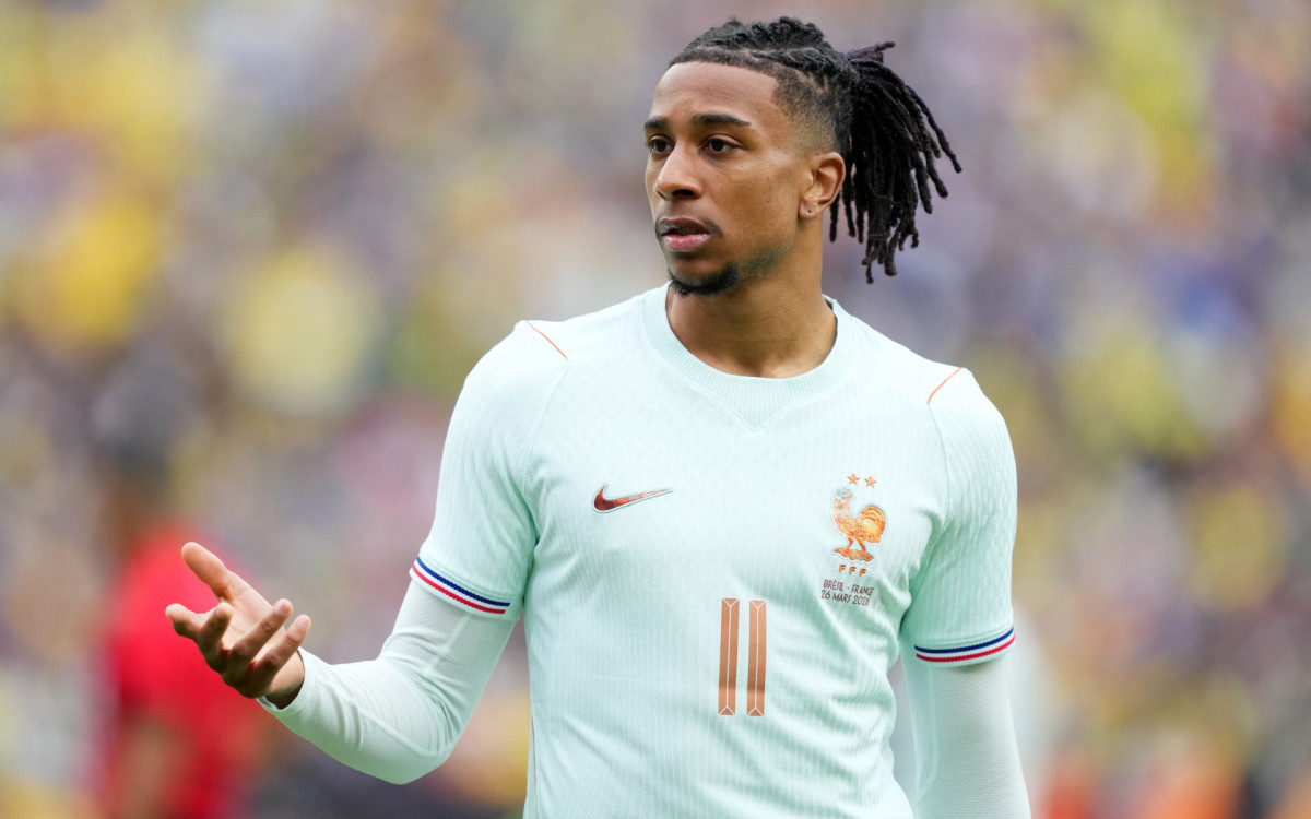 Olise em a&ccedil;&atilde;o pela sele&ccedil;&atilde;o francesa
