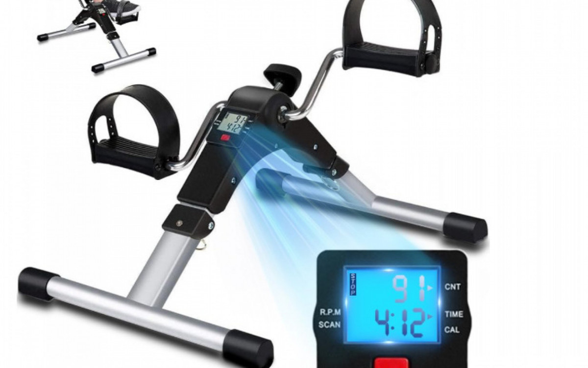 Para o casal que busca fazer exercícios sem sair de casa, a bicicleta ergométrica portátil, por R$ 139,90, pode ser uma boa opção