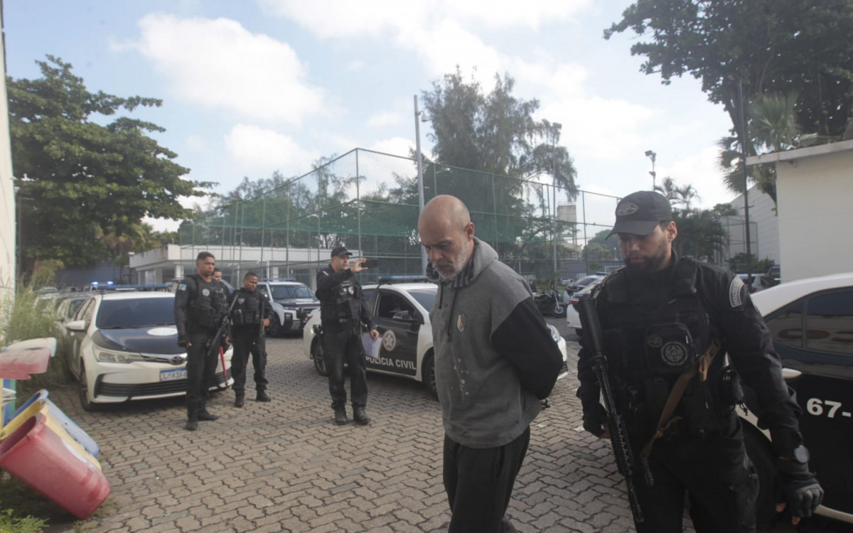 Outro suspeito chegou à Cidade da Polícia nesta quarta-feira (3) - Reginaldo Pimenta