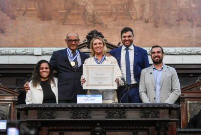 Prefeita Marina Rocha recebe Medalha Tiradentes na Alerj