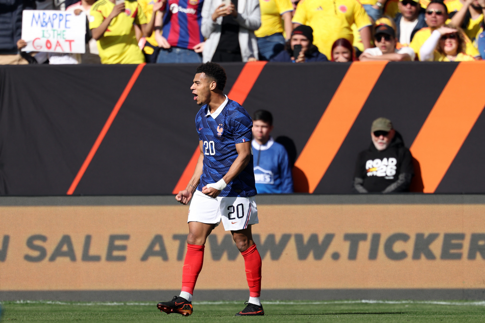 Doué em ação pela seleção francesa - Franck Fife / AFP