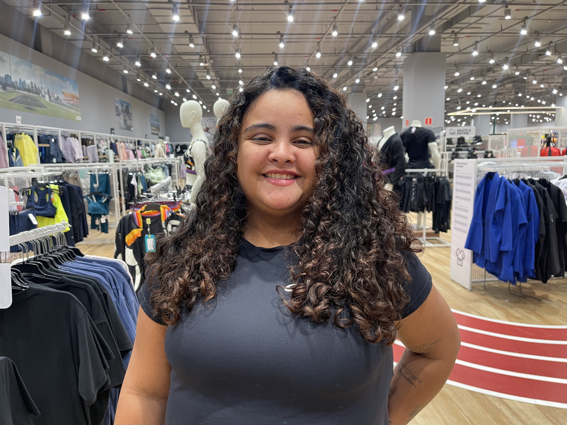 Laura Ferreira, supervisora de clientes em uma rede de lojas de artigos esportivos - Arquivo pessoal