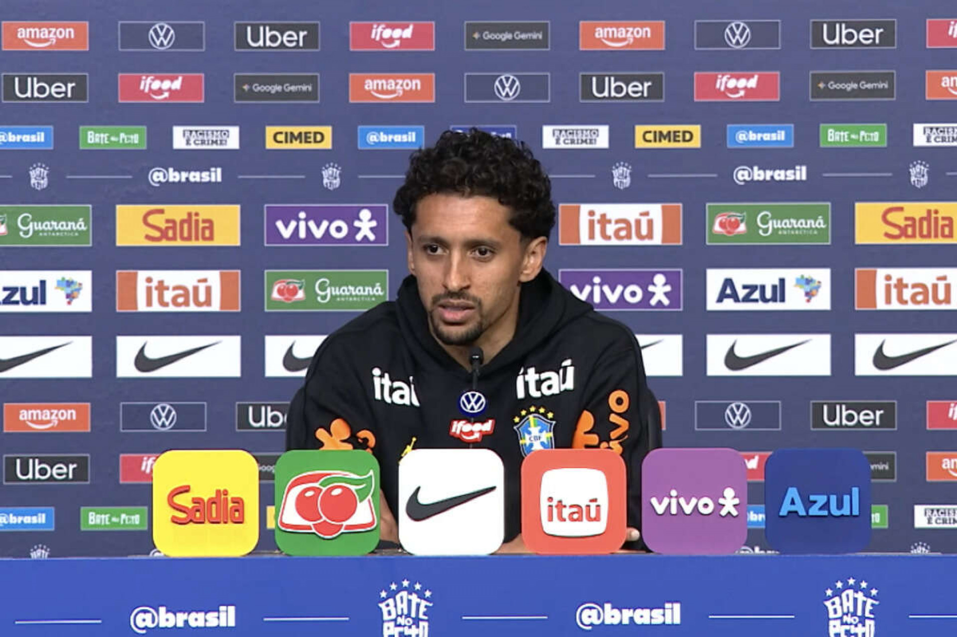 Capit&atilde;o da Sele&ccedil;&atilde;o, Marquinhos destaca amadurecimento e lideran&ccedil;a: “Me sinto preparado”