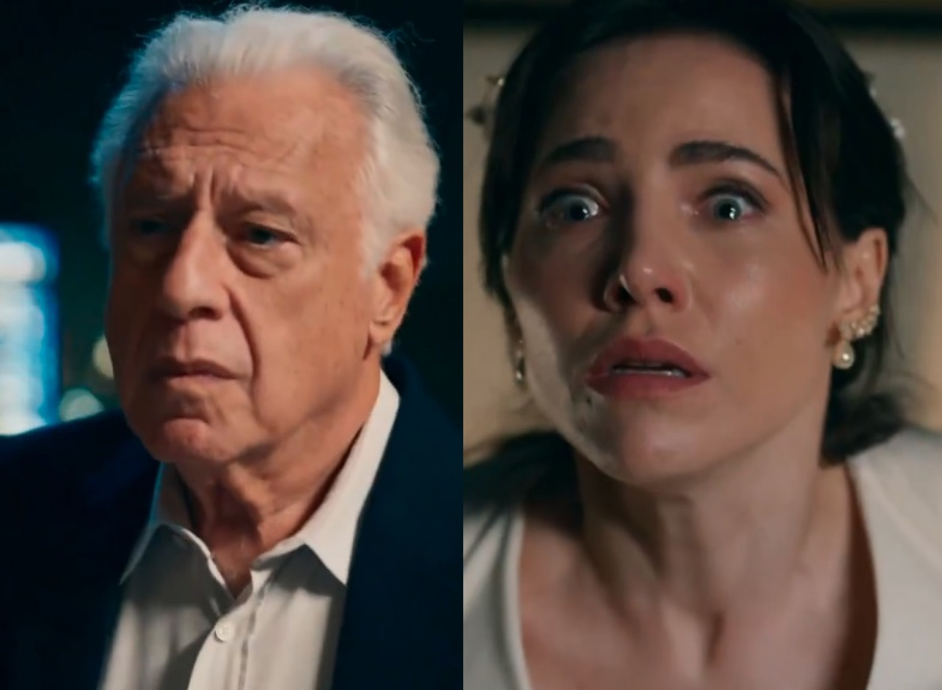 Arthur Brandão (Antonio Fagundes) morre após casamento com Adriana (Leticia Colin)   - Reprodução de vídeo