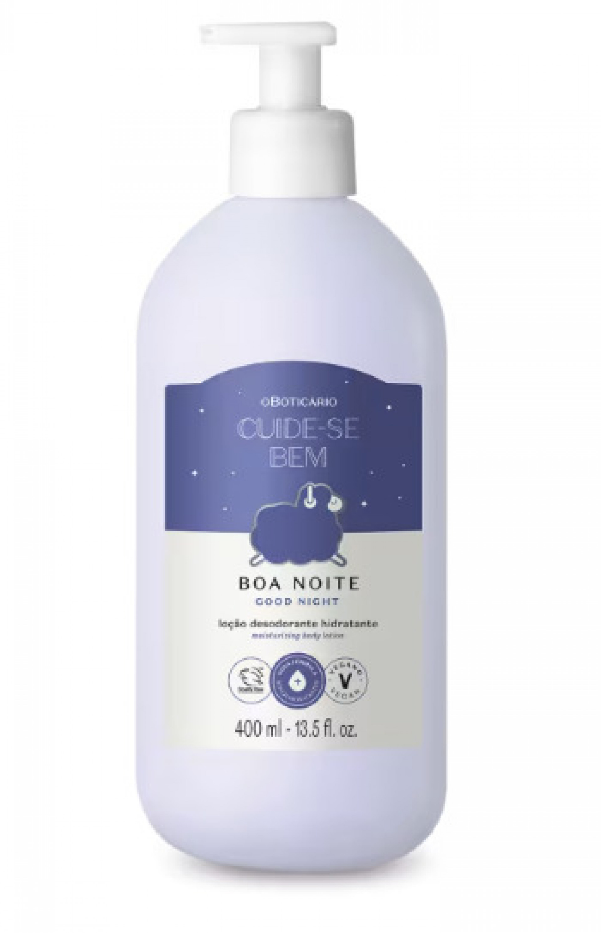 Lo&ccedil;&atilde;o desodorante hidratante Cuide-se Bem Boa Noite, de 400 ml, por R$ 59,90 - Divulga&ccedil;&atilde;o
