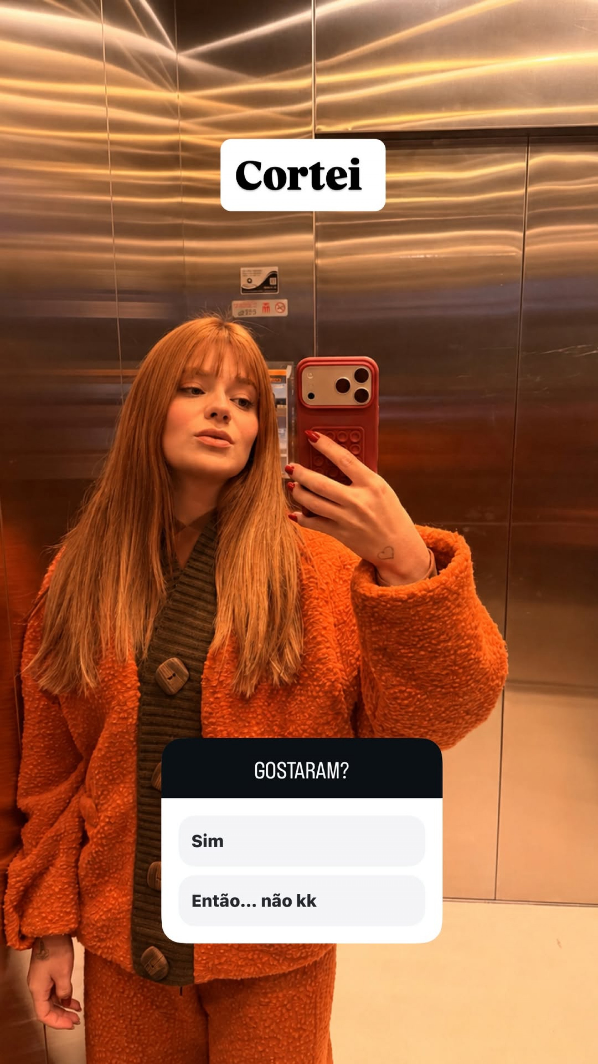 Influenciadora compartilha novo corte de cabelo - Reprodução/Instagram