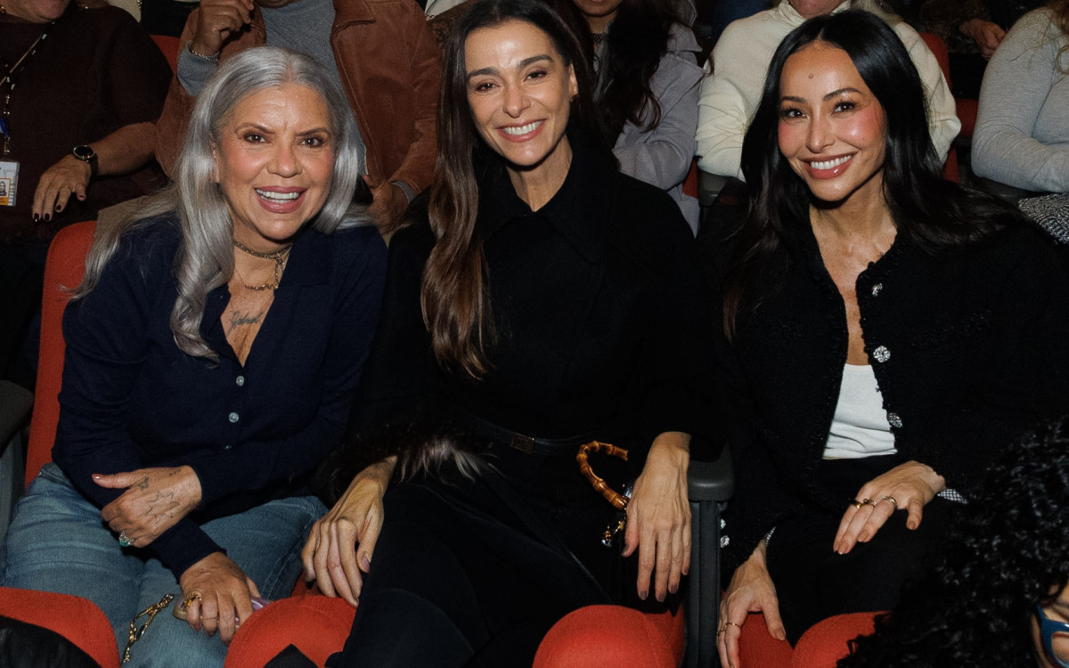 Astrid Fontenelle, Mônica Martelli e Sabrina Sato