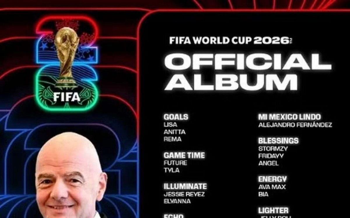 Anitta, Shakira e Rolling Stones est&atilde;o no &aacute;lbum oficial da Copa do Mundo de 2026