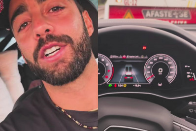 Pedro Scooby tem carro rebocado durante viagem em família