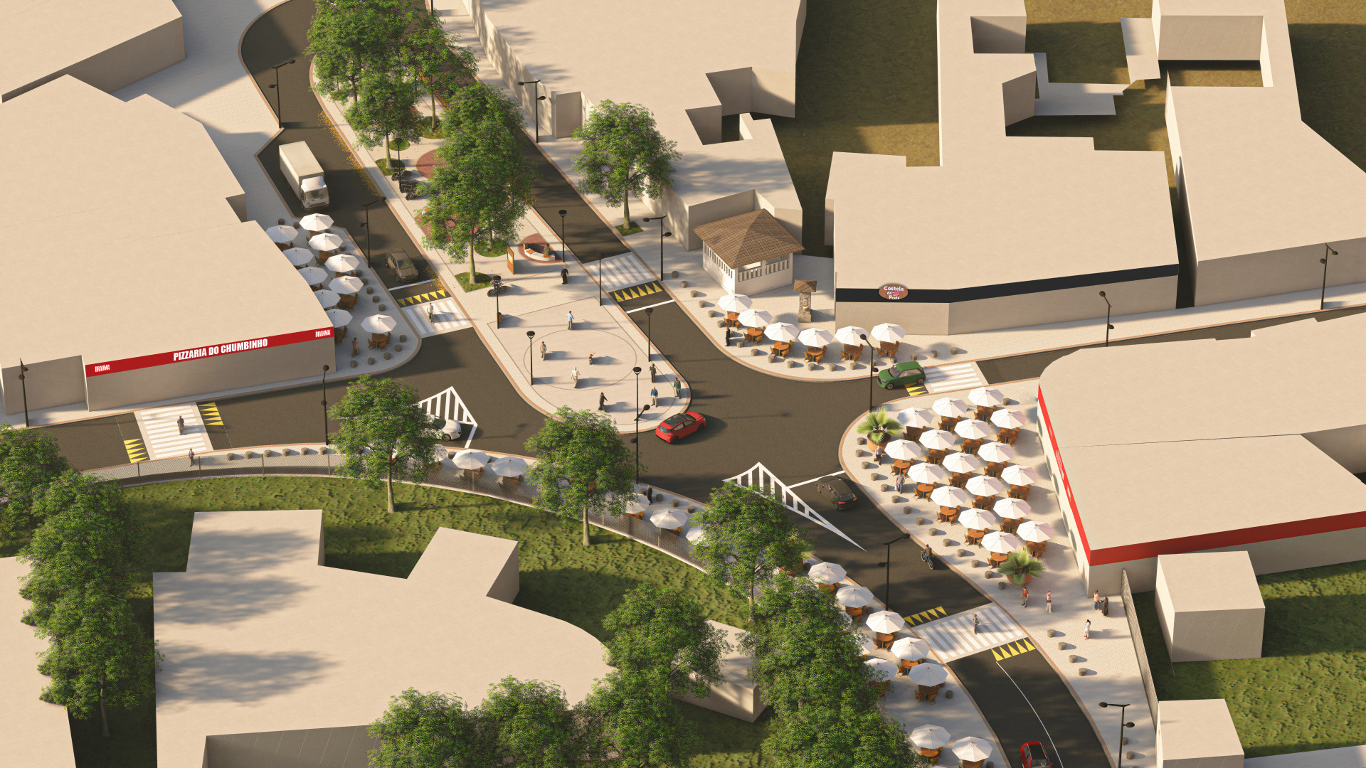 Projeto de revitalização do Polo Gastronômico do Rio da Prata, em Campo Grande - Divulgação/ Prefeitura do Rio