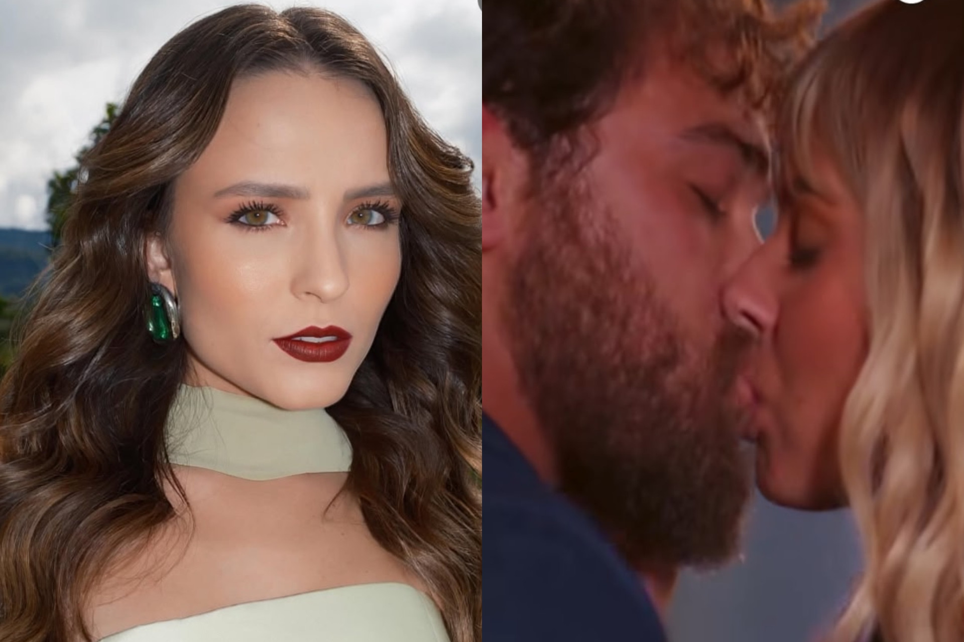 Larissa Manoela reage a beijo de André Luiz Frambach e Ana Castela em novela