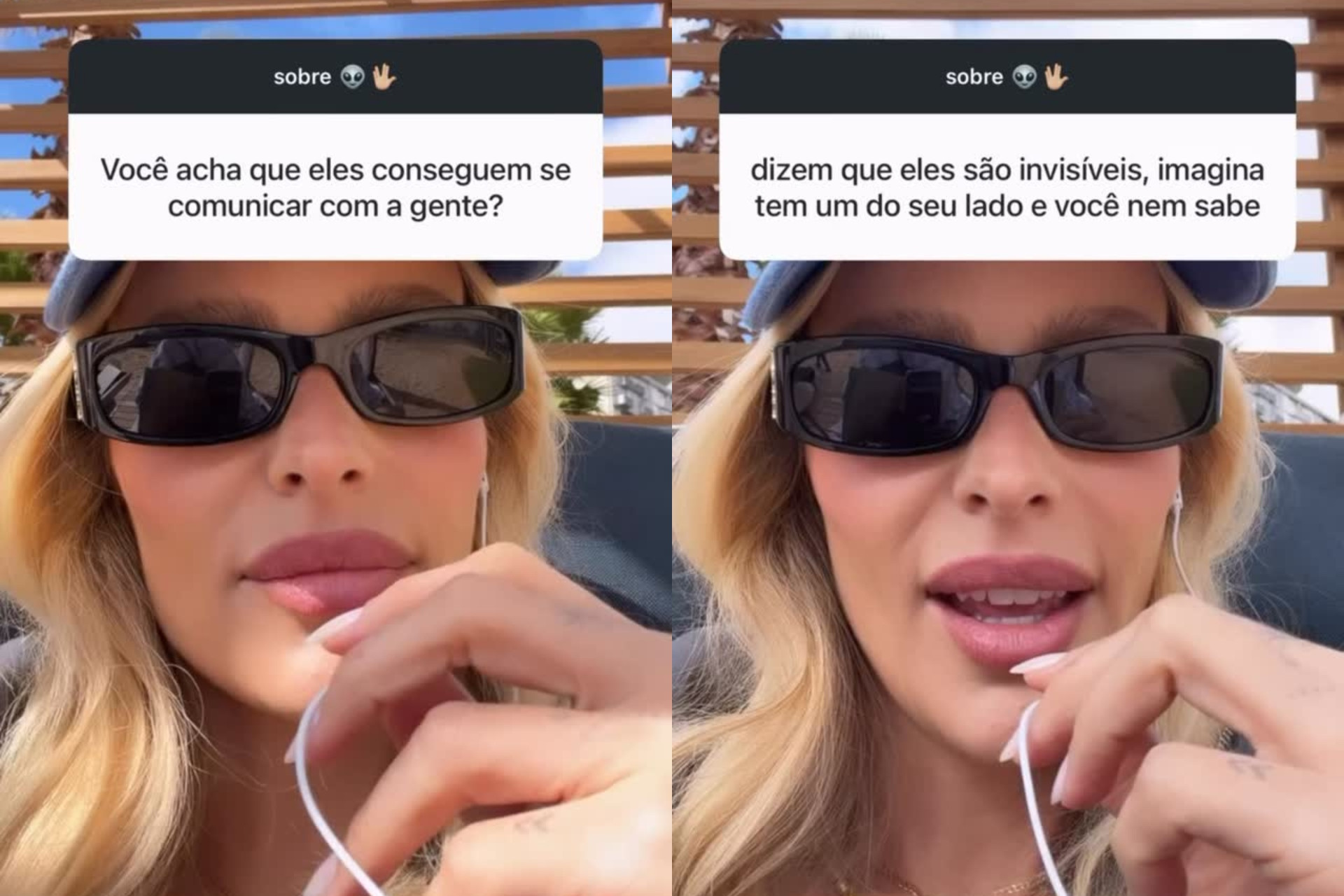 Yasmin Brunet afirma que alienígenas já estão na Terra e ocupam posições de poder