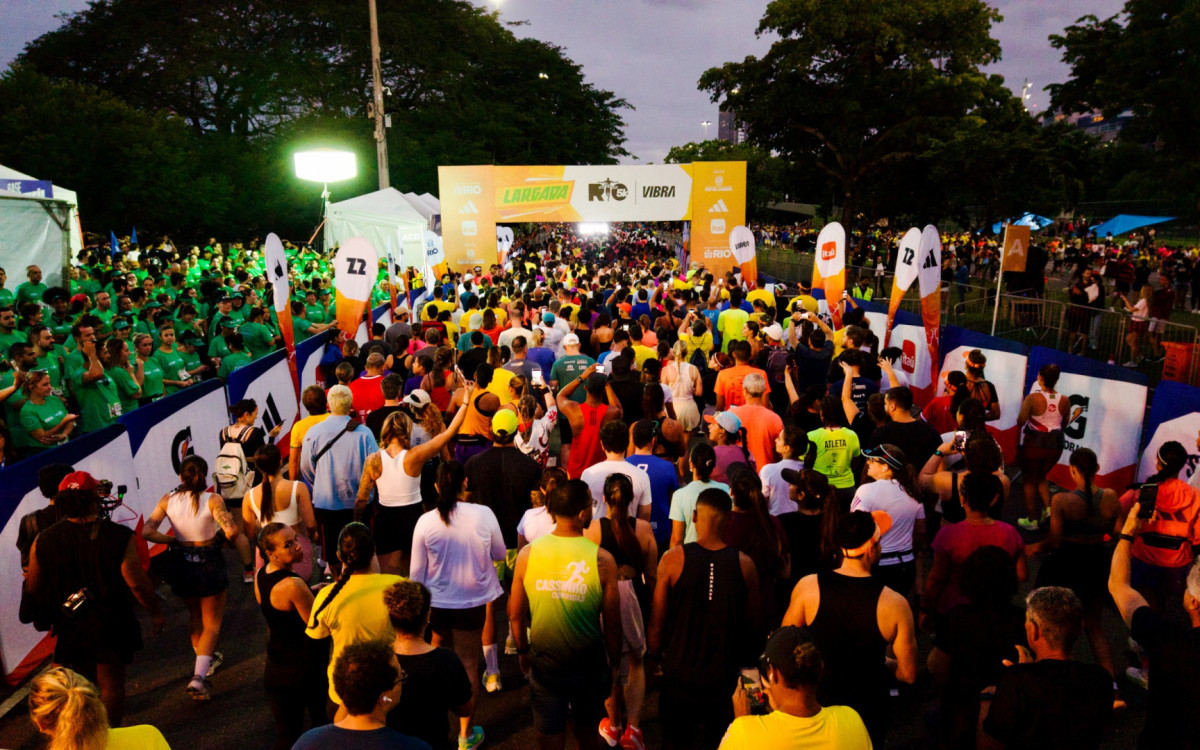 Mais de 9 mil corredores participaram da prova de 5 km da Maratona do Rio na quinta-feira