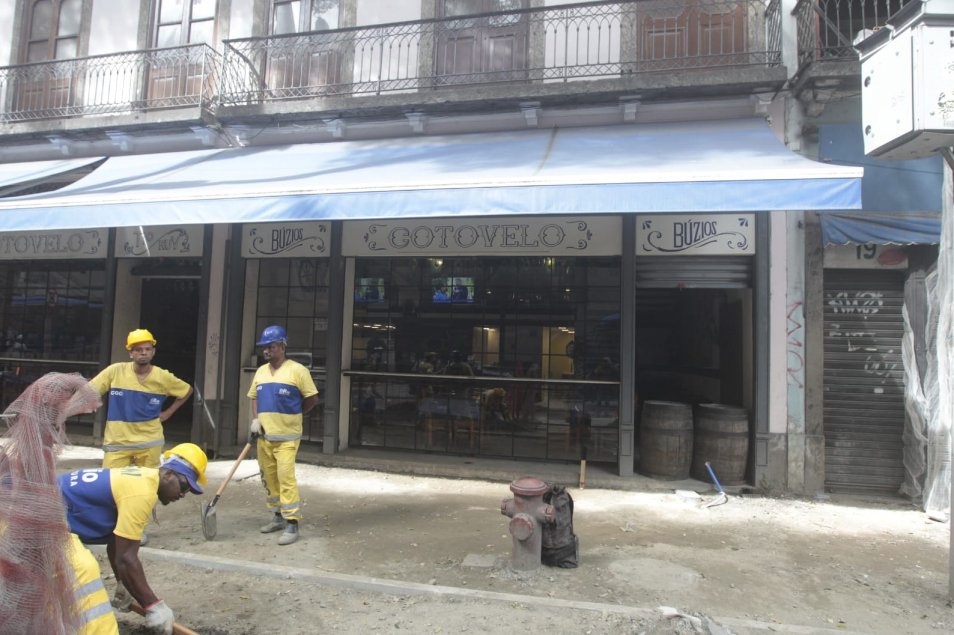 Obras na Rua da Carioca tem previsão de finalização no segundo semestre de 2026 - Reginaldo Pimenta / Agência O Dia