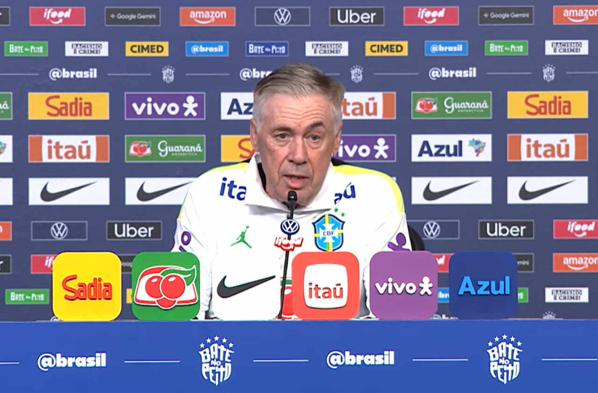 Ancelotti atualiza quadro de Neymar e prev&ecirc; retorno aos treinos na pr&oacute;xima semana