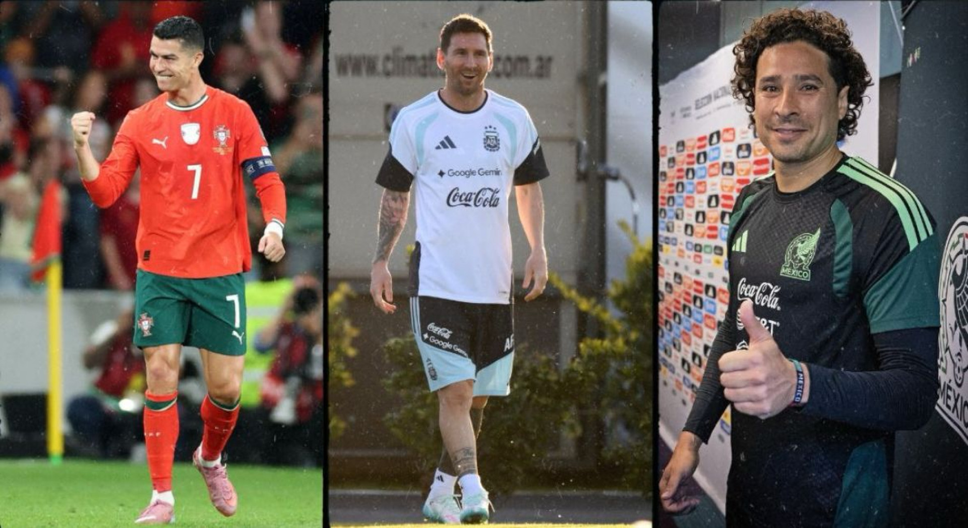 Cristiano Ronaldo, Messi e Ochoa vão bater recorde de partic