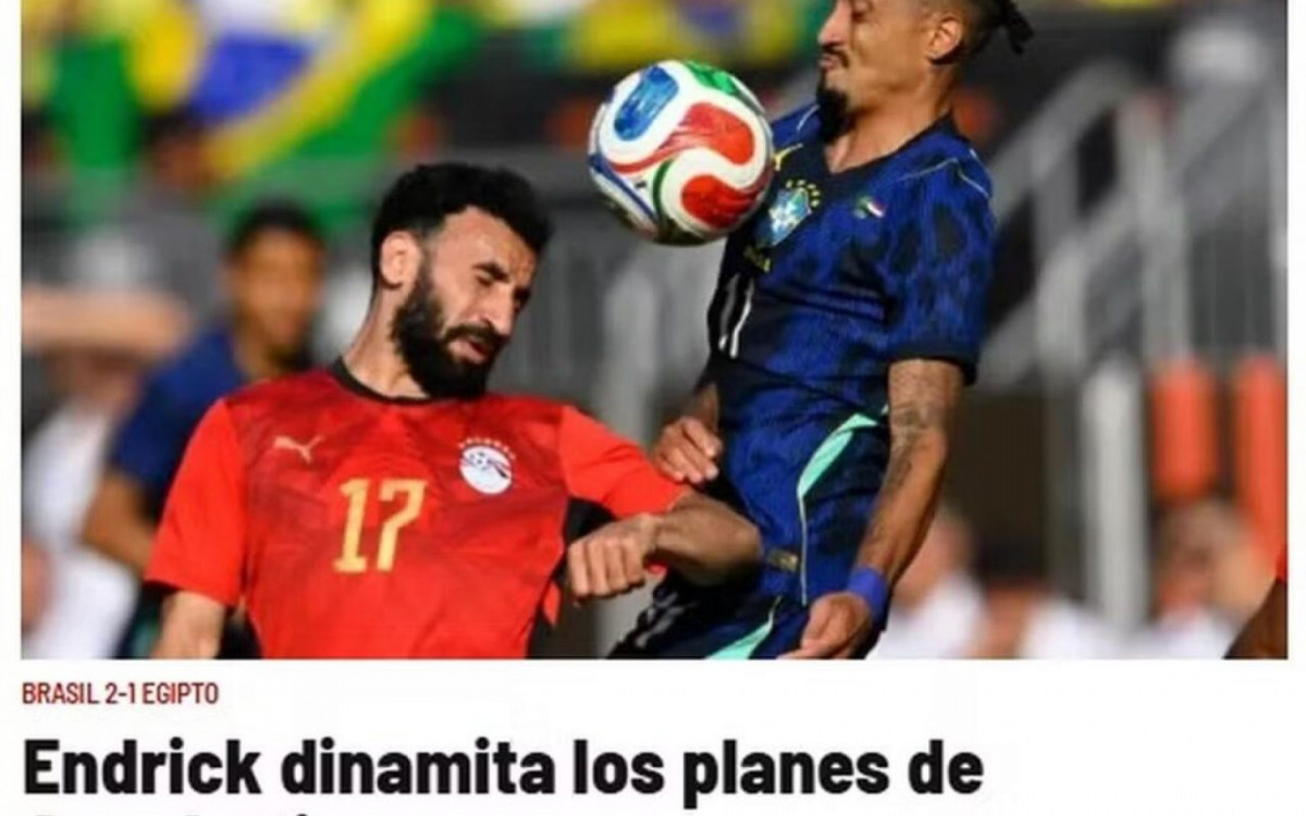 Jornais espanh&oacute;is exaltam atua&ccedil;&atilde;o de Endrick: “Bateu na porta novamente”