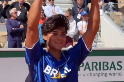 Guto Miguel é o 1º brasileiro campeão juvenil  de Roland Garros