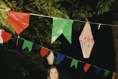 Fabiana Justus mostra detalhes de festa junina organizada pela madrasta