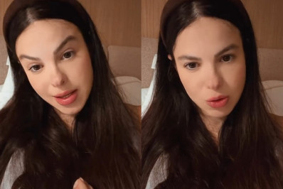 Sthefany Brito comenta susto ao amamentar filho recém-nascido