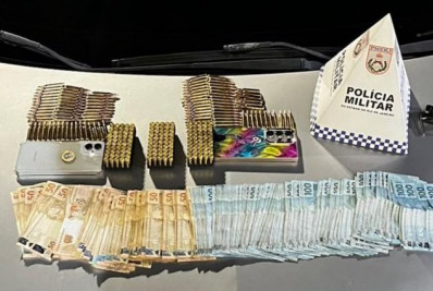 Casal é preso com munições de fuzil e pistola em Inhaúma