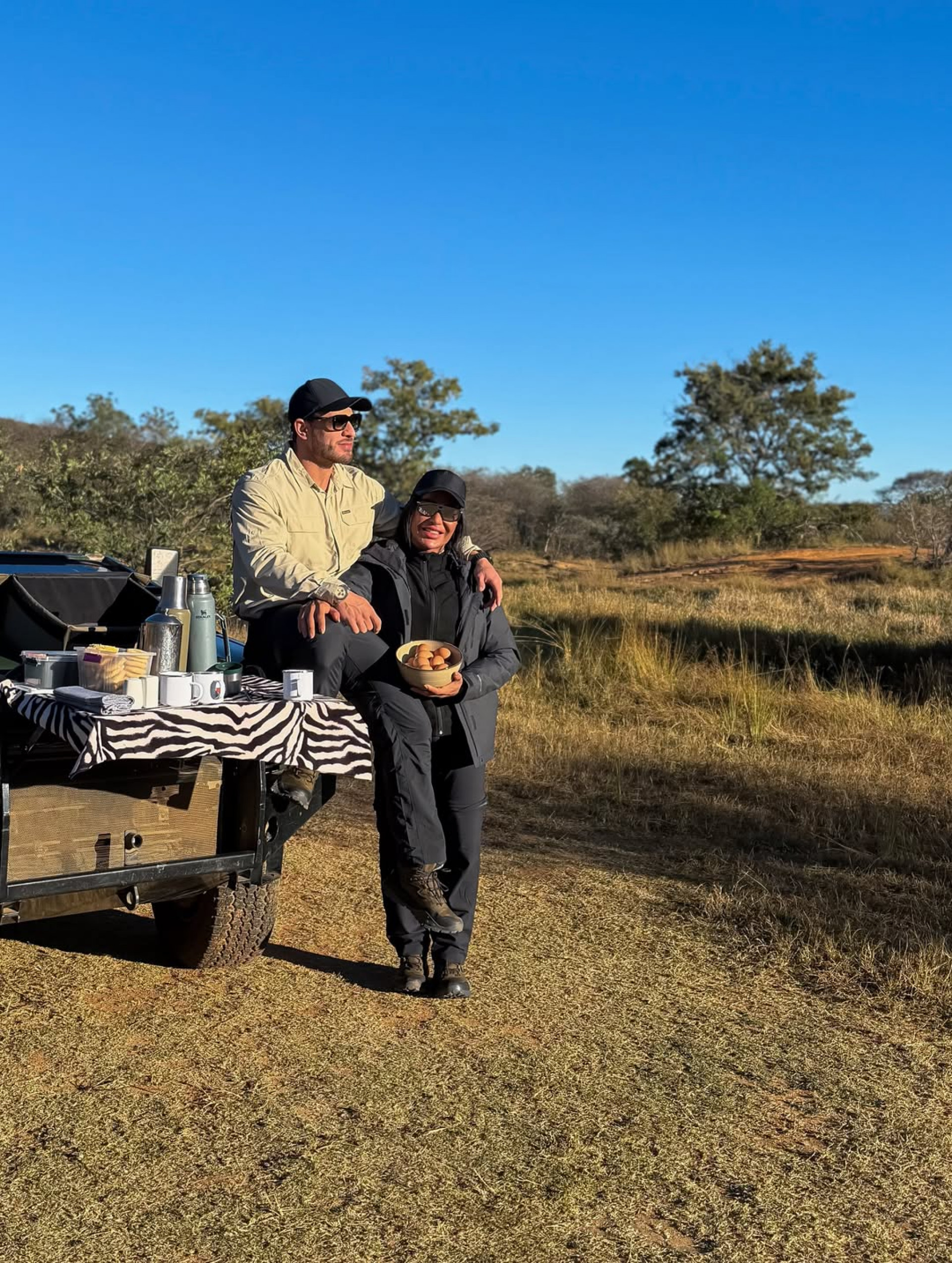 Gracyanne e Gabriel em viagem para África do Sul  - Reprodução/Instagram 