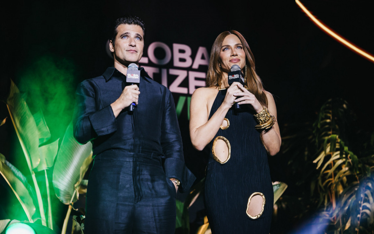 Bruno Gagliasso e Giovanna Ewbank comandaram o evento 